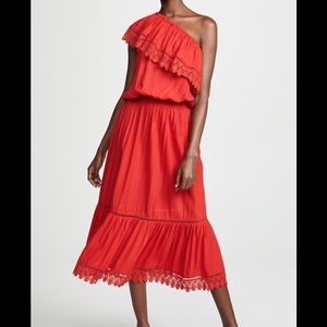 Melissa odabash red Jo Dress size M